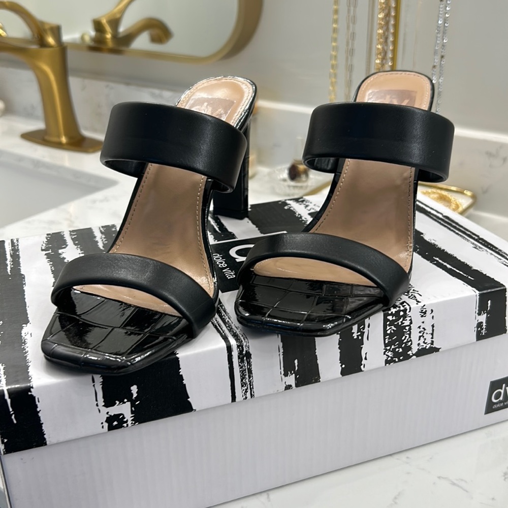 Dolce Vita black heels